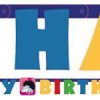 Animal Party Happy Birthday Letter Banner