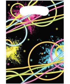Glow Party Plastic Loot Bags