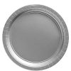 Silver Party Paper Dessert Plates