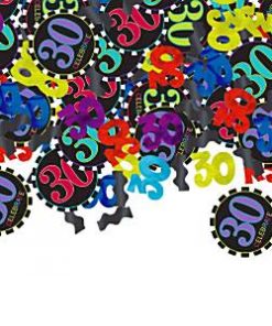 30th Birthday Chevron Party Table Confetti