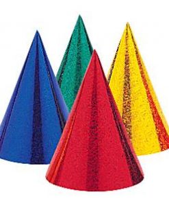 Prismatic Cone Party Hats
