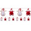 Santa and Friends Christmas Party Honeycomb Character Garland