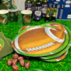 American Football Shaped Paper Plates