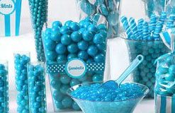 Blue & Green Candy Buffet