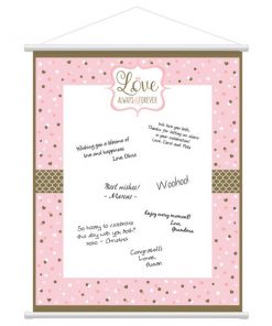 Engagement Party Sign In Scroll