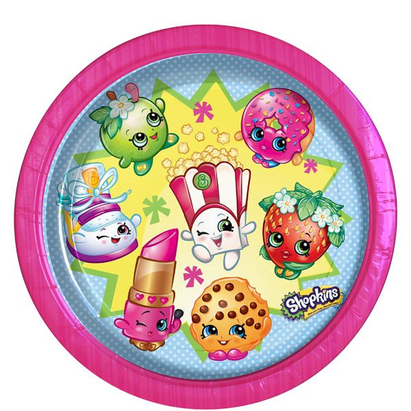 Buy Shopkins Themed Party  Plates Decorations  Balloons 