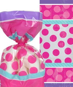 Coloured & Clear Cellophane Bags