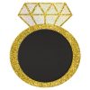 Glitter Chalkboard Easel Ring Sign