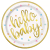 Hello Baby Plates