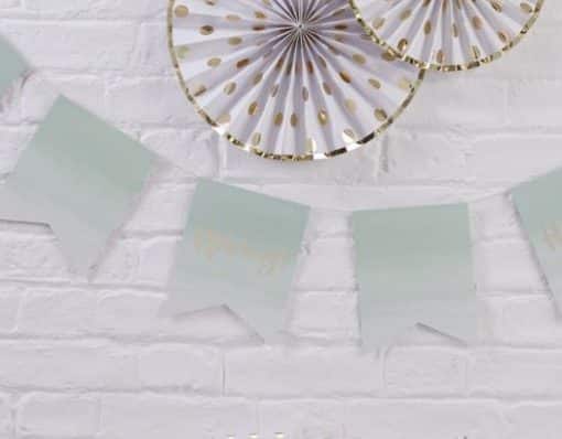 Pick & Mix Party Happy Birthday Ombre Flag Bunting