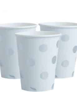 Pick & Mix Silver Party Polka Dot Paper Cups