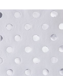 Alternative view of Pick & Mix Silver Party Polka Dot Paper Napkins - 33cm - 3 Ply (Pk 20)