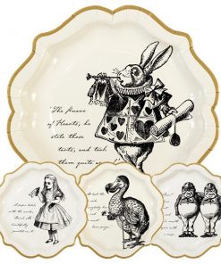 Alice in Wonderland Party Themed Truly Alice Paper Plates