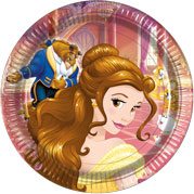 Beauty & The Beast themed party decorfations, plates & party bag fillers in stock in the Uk