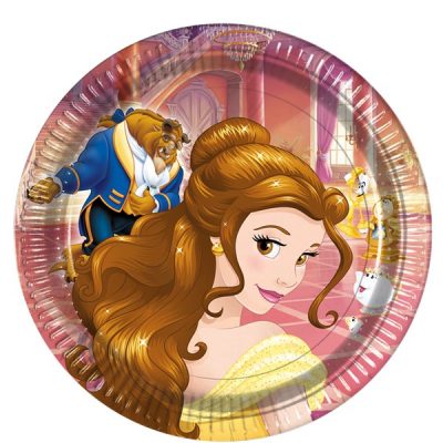 Beauty the Beast Party Paper Plates
