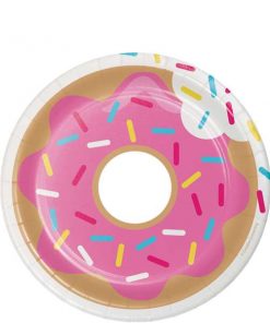 Doughnut Time Party Paper Plates
