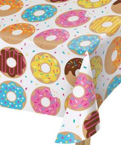Doughnut Time Party Plastic Tablecover