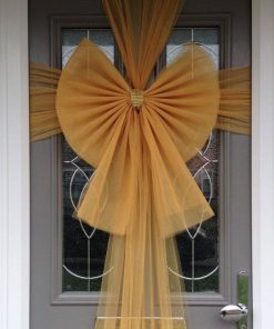 Gold Door Bow