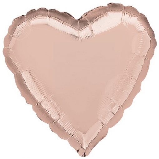 Rose Gold Heart Shaped Balloon