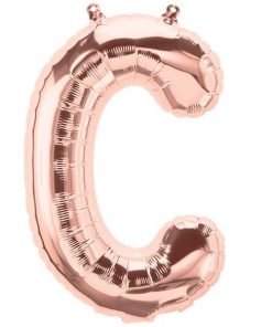 Rose Gold Letter C Foil Balloon