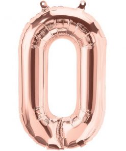 Rose Gold Letter O Foil Balloon