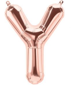 Rose Gold Letter Y Foil Balloon
