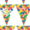 Block Party Paper Flag Bunting Decoration