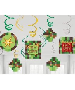 TNT Party Hanging Swirl Decorations