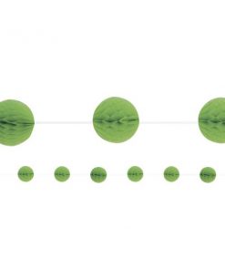 Lime Green Honeycomb Garland Decoration