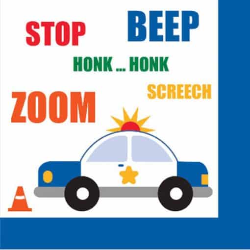 On The Go Traffic Jam Party Napkins