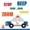 On The Go Traffic Jam Party Plastic Loot Bags