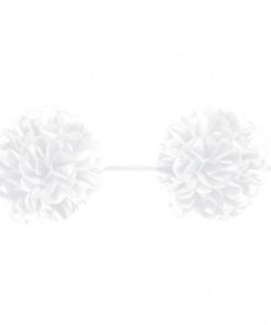 White Pom Pom Garland Decoration
