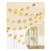 Yellow Glitter Hanging String Decorations