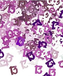 13th Birthday Pink Table Confetti