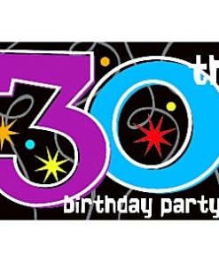 30th Birthday Party Invitation Cards