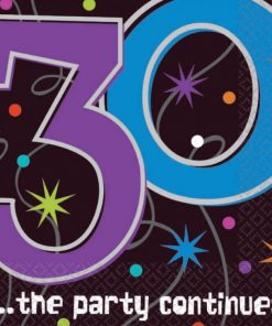 30th Birthday Party Paper Napkins