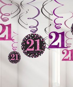 Party Hanging Swirl Decorations