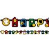 Smiley Party Happy Birthday Letter Banner