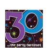 30th Birthday Party Paper Beverage Napkins