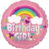 Birthday Girl Rainbow Balloon