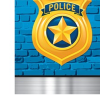 Police Party Plastic Loot Bags