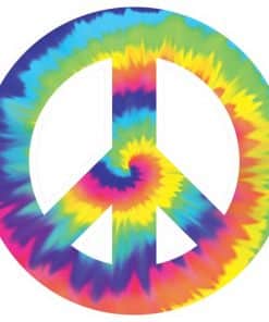 Party Decorations 60s Feeling Groovy Peace Sign Party Tape Party