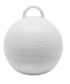 White Bubble Weight