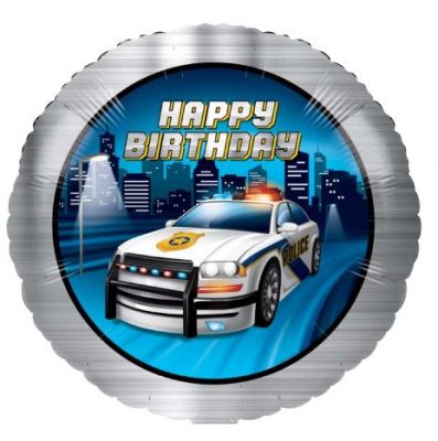 Police Party Foil Balloon