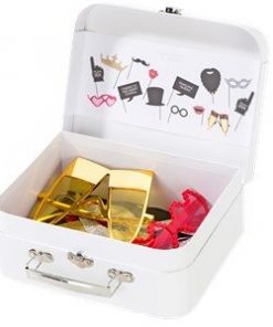 Photo Booth Props Kit with Carry Case