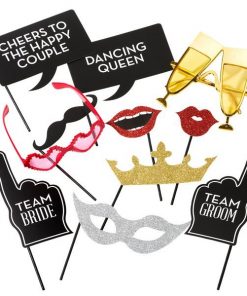 Photo Booth Props Kit with Carry Case
