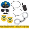 Police Party Photo Booth Props Set