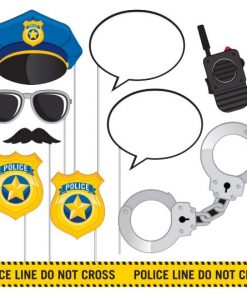 Police Party Photo Booth Props Set