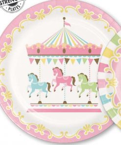 Carousel Baby Shower Party Paper Pates