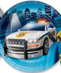 Police Paper Dessert Plates